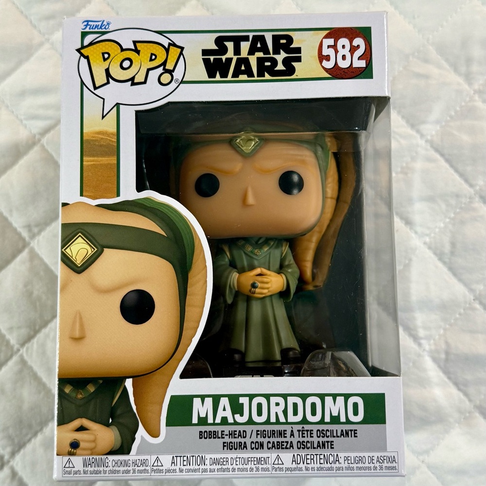 Funko Pop Vinyl Figure.  Majordomo Star Wars #582
